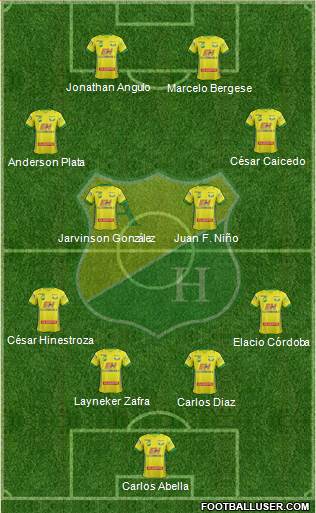 CD Atlético Huila Formation 2015