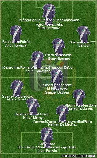 RSC Anderlecht Formation 2015