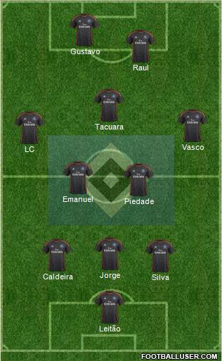 Hamburger SV Formation 2015