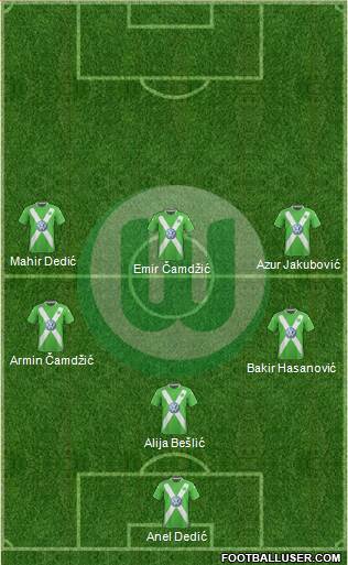 VfL Wolfsburg Formation 2015