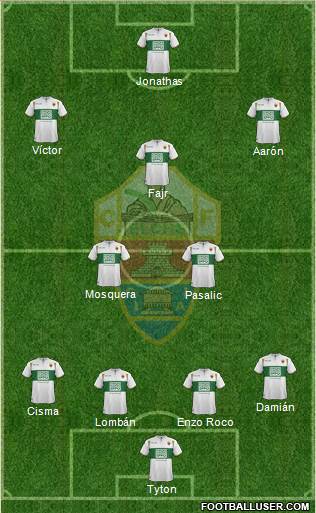 Elche C.F., S.A.D. Formation 2015