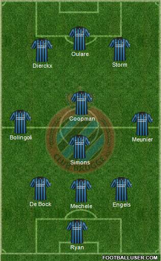 Club Brugge KV Formation 2015