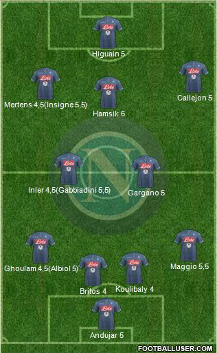 Napoli Formation 2015