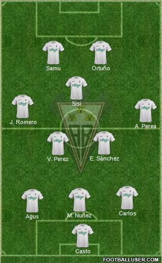 Albacete B., S.A.D. Formation 2015