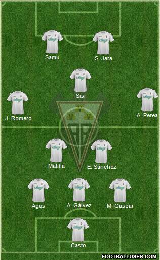 Albacete B., S.A.D. Formation 2015