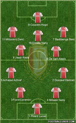 R Standard de Liège Formation 2015