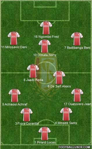 R Standard de Liège Formation 2015