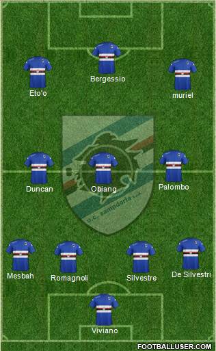 Sampdoria Formation 2015