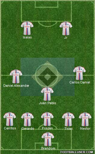 Hamburger SV Formation 2015