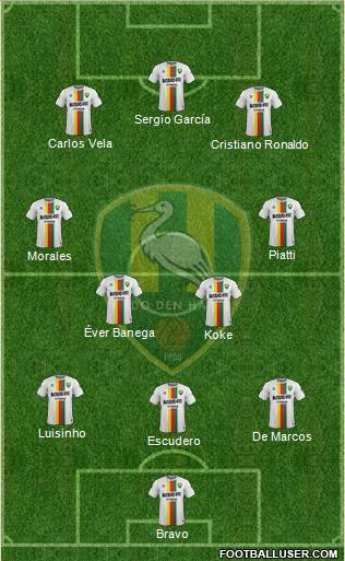ADO Den Haag Formation 2015