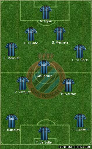 Club Brugge KV Formation 2015