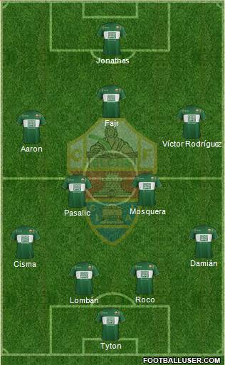 Elche C.F., S.A.D. Formation 2015