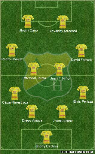 CD Atlético Huila Formation 2015