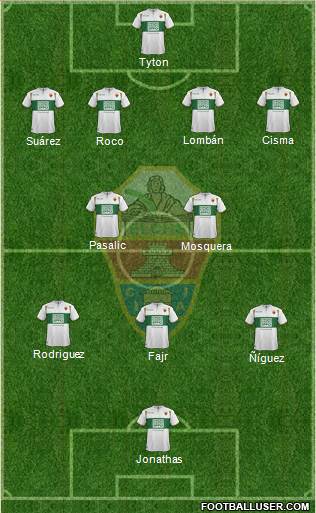 Elche C.F., S.A.D. Formation 2015