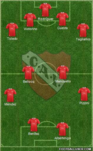 Independiente Formation 2015