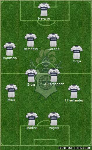 Gimnasia y Esgrima de La Plata Formation 2015