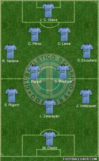 Belgrano de Córdoba Formation 2015