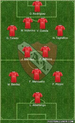 Independiente Formation 2015