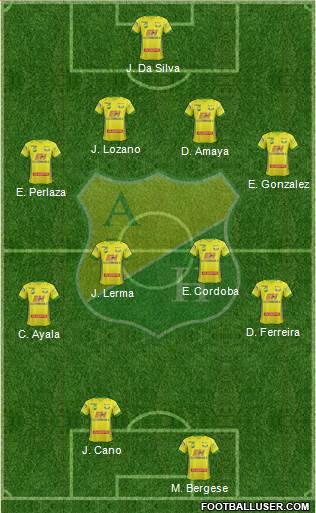 CD Atlético Huila Formation 2015