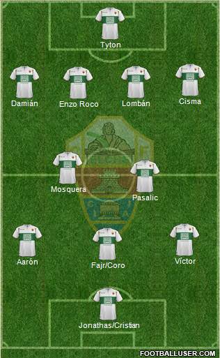 Elche C.F., S.A.D. Formation 2015