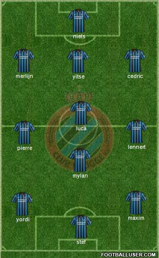 Club Brugge KV Formation 2015