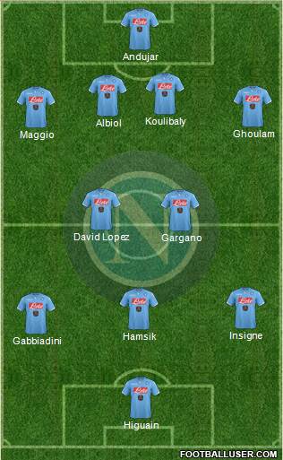 Napoli Formation 2015
