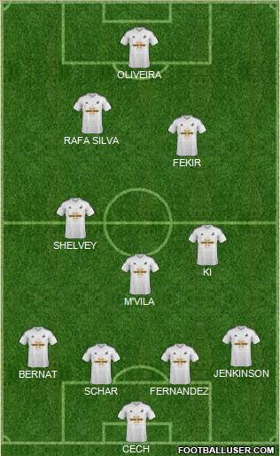 Swansea City Formation 2015