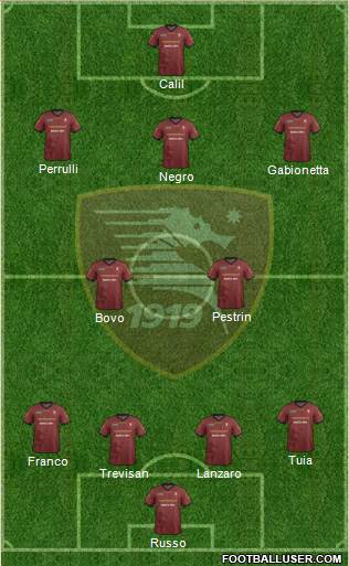 Salernitana Formation 2015