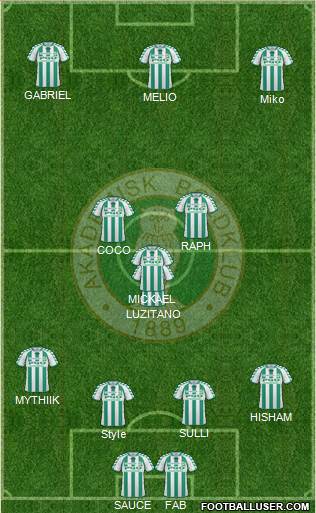 Akademisk Boldklub Formation 2015