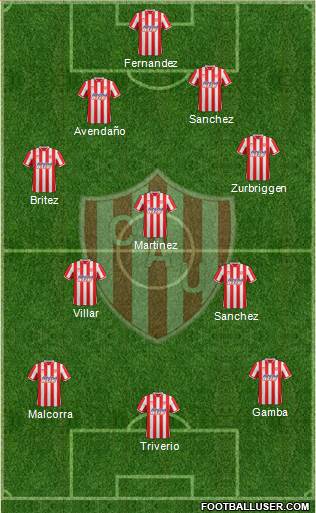 Unión de Santa Fe Formation 2015