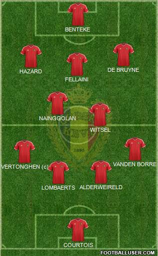 Belgium Formation 2015