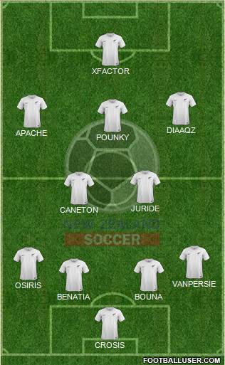 New Zealand Formation 2015
