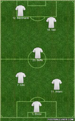 Tottenham Hotspur Formation 2015