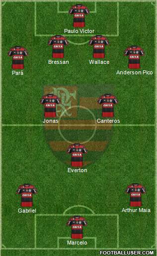 CR Flamengo Formation 2015