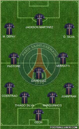 Paris Saint-Germain Formation 2015