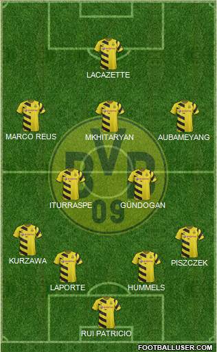 Borussia Dortmund Formation 2015