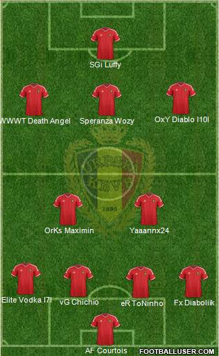 Belgium Formation 2015
