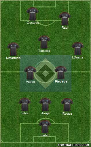 Hamburger SV Formation 2015