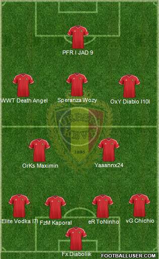 Belgium Formation 2015