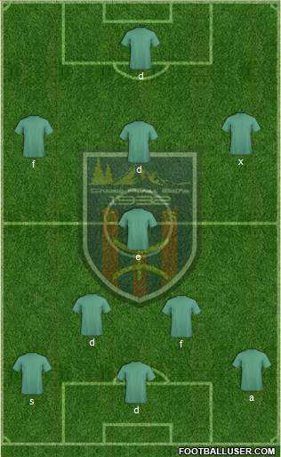 Chabab Aurès Batna football formation