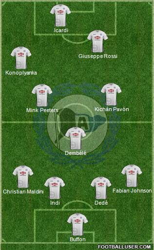 DSC Arminia Bielefeld Formation 2015