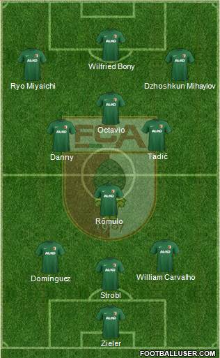 FC Augsburg Formation 2015