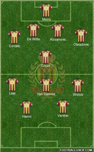 Yellow Red KV Mechelen Formation 2015