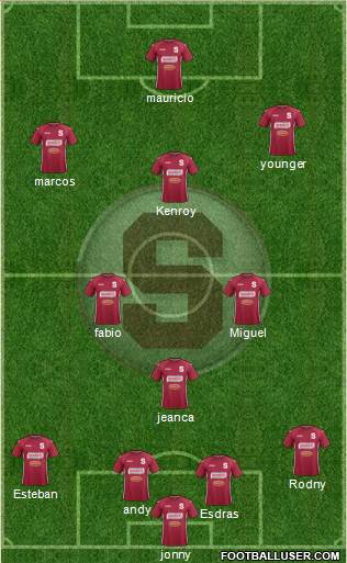 CD Saprissa Formation 2015