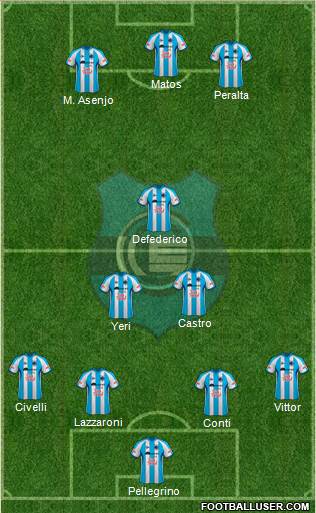 Gimnasia y Esgrima de Jujuy Formation 2015
