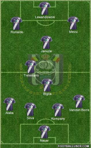 RSC Anderlecht Formation 2015