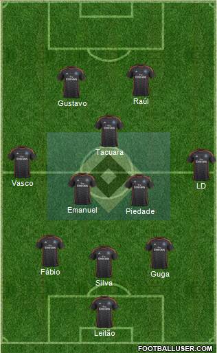 Hamburger SV Formation 2015