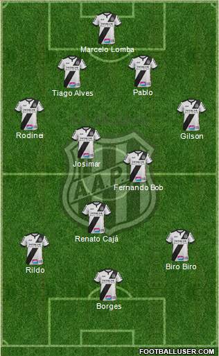 AA Ponte Preta Formation 2015