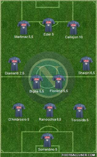 Napoli Formation 2015