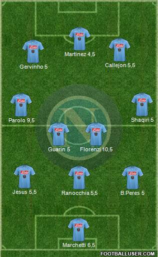 Napoli Formation 2015